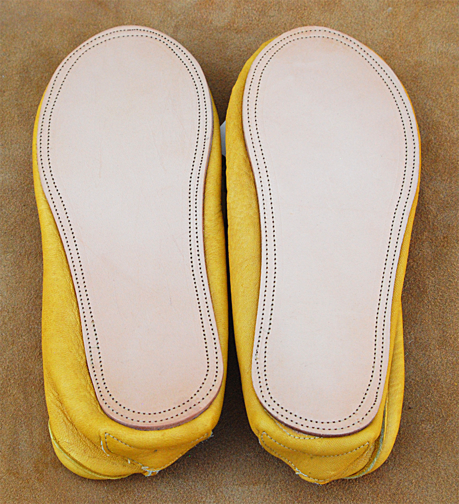 Geier Glove Company Adult Moccasins Leather Sole